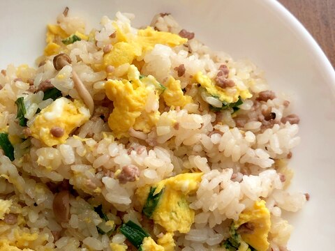 ひき肉と卵のチャーハン